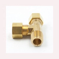 Specialty Customized Brass Tee Tube Connector Pipes Fittings